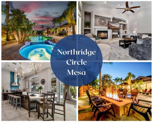 a collage of photos with the words northwestridge circle mexico at Northridge Mesa in Mesa