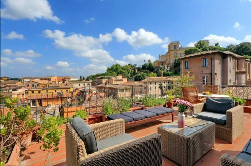 Trastevere Penthouse amazing terrace