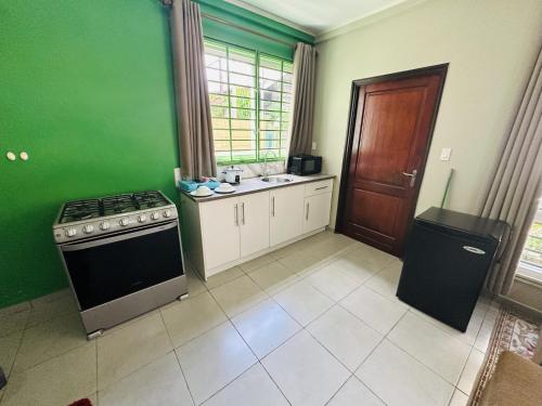 Köök või kööginurk majutusasutuses CD Appartementen