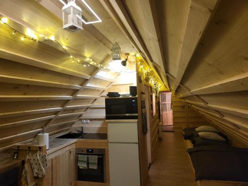 Una cocina o cocineta en Chalet-Beskydy