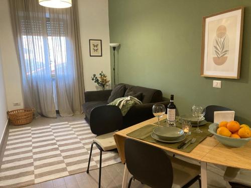 Χώρος καθιστικού στο The M apartment Green