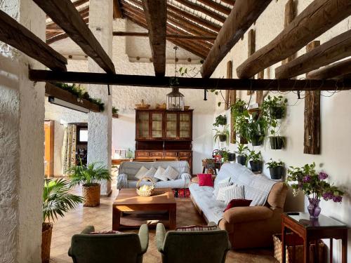 Гостиная зона в Casa Rural Ana