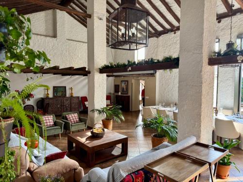 Гостиная зона в Casa Rural Ana
