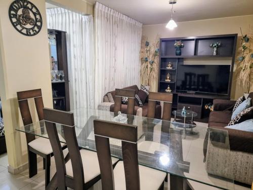 Kuchyň nebo kuchyňský kout v ubytování Escápate al sol de Ica, Condominio Las Flores