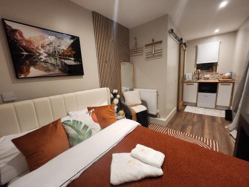 Kuchyň nebo kuchyňský kout v ubytování bethel guest Suite