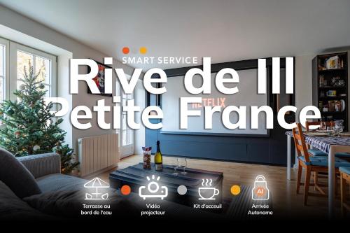 Terrasse vue sur Ill - Cœur Petite France