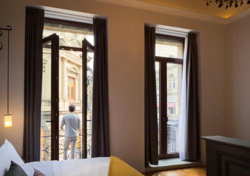 Letto o letti in una camera di Hotel Bellas Artes