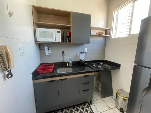 Kuchyň nebo kuchyňský kout v ubytování Apartment in Barra 600m Praia do porto da Barra