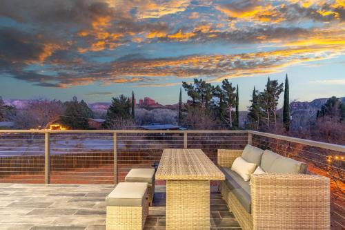 Μπαλκόνι ή βεράντα στο Moondance Redrock Terrace Sedona