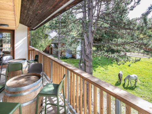 Photo de la galerie de l'établissement Apartment in French Alps with Scenic Views, à Saint-Léger-les-Mélèzes