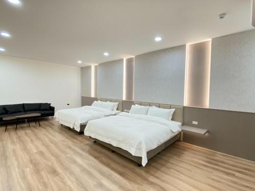 Voodi või voodid majutusasutuse leisurely Inn toas