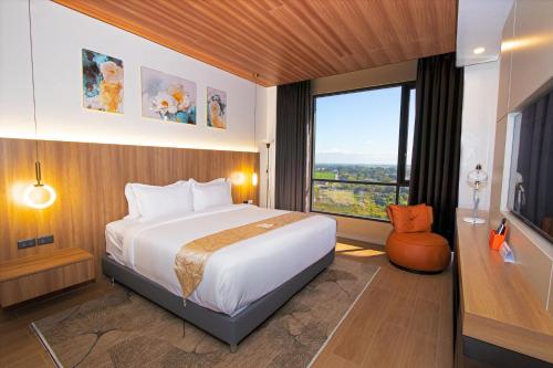 Postel nebo postele na pokoji v ubytování Levo Hotel