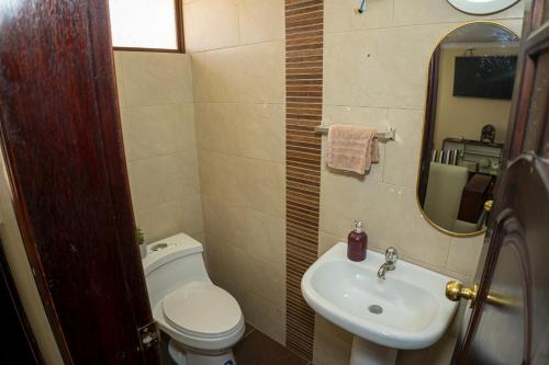 Ένα μπάνιο στο Casita Linda Baños