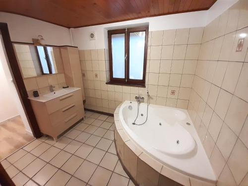 Koupelna v ubytování appartement de vacances