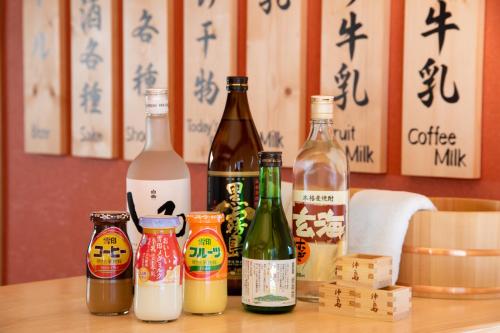 Bebidas en Genkai Ryokan