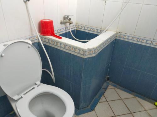 Koupelna v ubytování Villa Puri