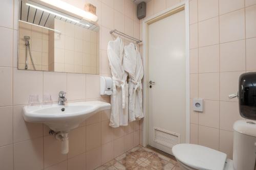 Koupelna v ubytování Hotell Tammsaare