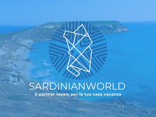 logo wyspy sardyńskiego świata w obiekcie Sardinianworld-Appartamento Azzurro w mieście Torre Grande