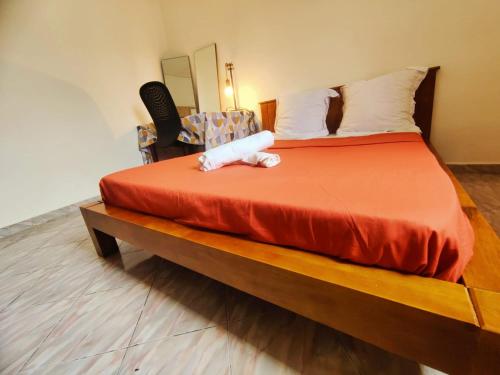 Uma cama ou camas num quarto em Mo'Passa Suite