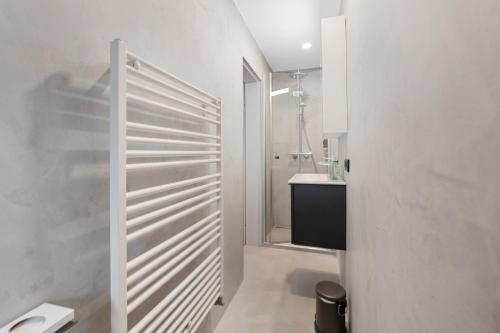 Koupelna v ubytování Apartment Bodensee 29 mit Küche und Garten