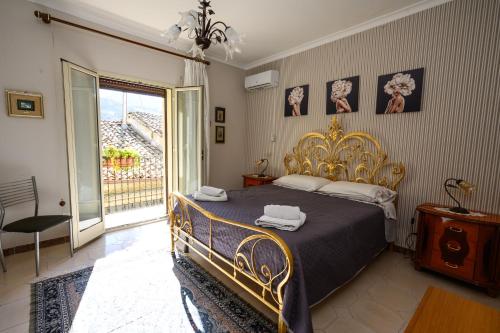 Ένα ή περισσότερα κρεβάτια σε δωμάτιο στο B&B Chiaro di Luna