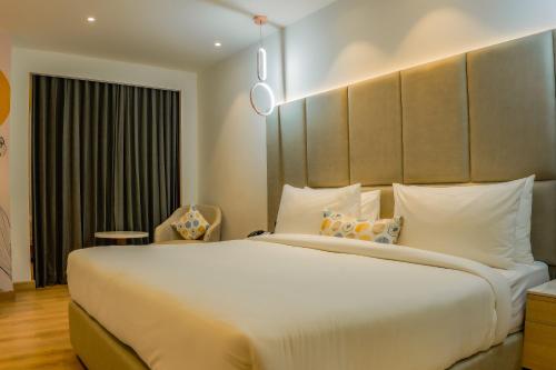 Postel nebo postele na pokoji v ubytování Best Western AH1 Amritsar