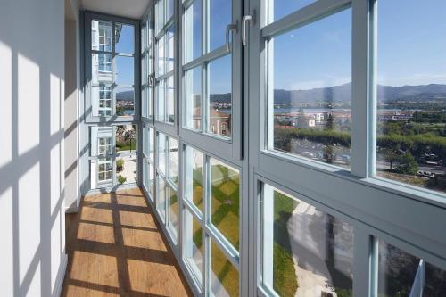 a view from the window of a building at H SUITE2A by Smiling Rentals in Hondarribia