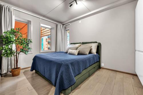 Katil atau katil-katil dalam bilik di Seaside apt with sea view - Balcony - 6 pax