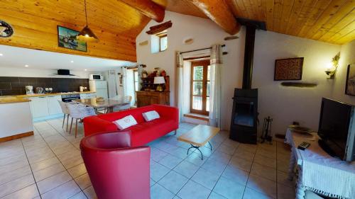 Dapur atau dapur kecil di Beau Gîte de Campagne 3 épis