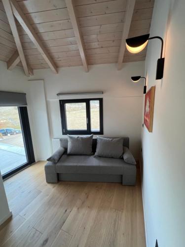 Χώρος καθιστικού στο Villa Harry Arachova