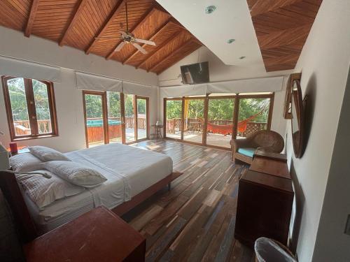 Cama ou camas em um quarto em Casa Las Palmas Hotel Boutique