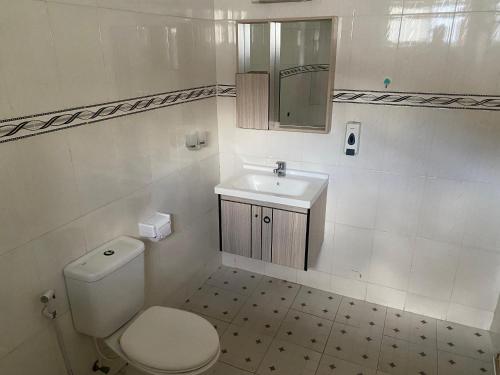 Koupelna v ubytování Anna's home stay