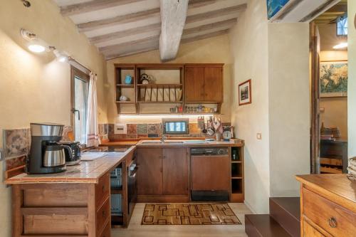 Η κουζίνα ή μικρή κουζίνα στο Agriturismo Molinuzzo - Marzio