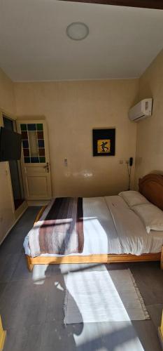 a bedroom with a large bed in a room at Ryad 91 in Casablanca