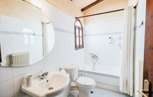 Koupelna v ubytování Fanaras Hotel