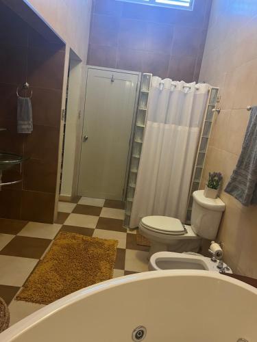 Koupelna v ubytování Villa Loma Linda