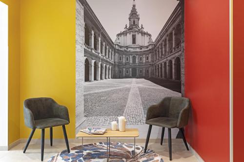 Posezení v ubytování B&B Hotel Roma San Lorenzo Termini