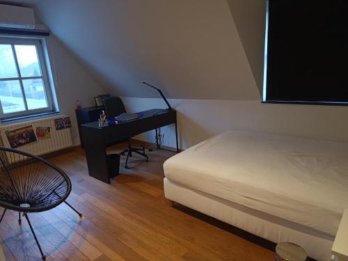 Postel nebo postele na pokoji v ubytování kamer TML