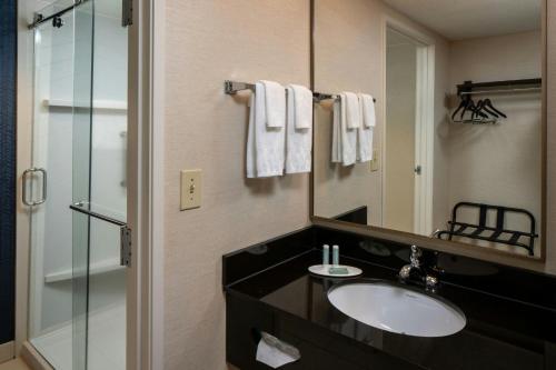 Bilik mandi di Fairfield Inn & Suites Jackson Airport