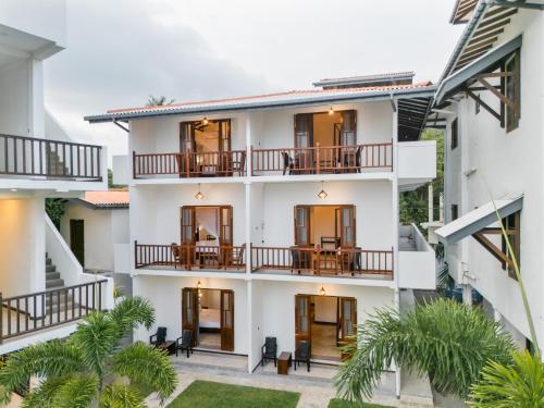 Balkón nebo terasa v ubytování Olu Ayurveda Beach Resort