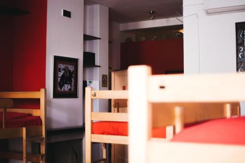 Cama o camas de una habitación en Sun Hostel