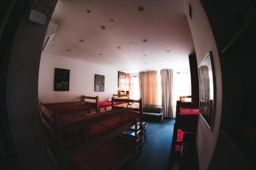 Cama o camas de una habitación en Sun Hostel