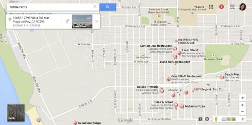 a map of the city of chicago with a google at El Segundo Beach 5B4b Home, POOL Hot Tub, BEACHES, Local Town! in El Segundo