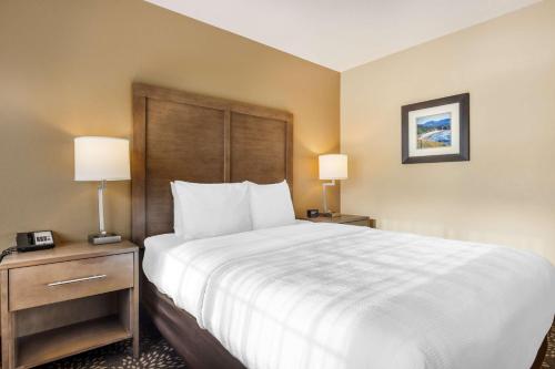 Ένα ή περισσότερα κρεβάτια σε δωμάτιο στο Best Western Columbia River Waterfront Hotel Astoria