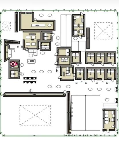 a floor plan of a house at La Casita Inn Bustamante in Bustamante