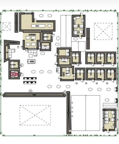 a floor plan of a house at La Casita Inn Bustamante in Bustamante
