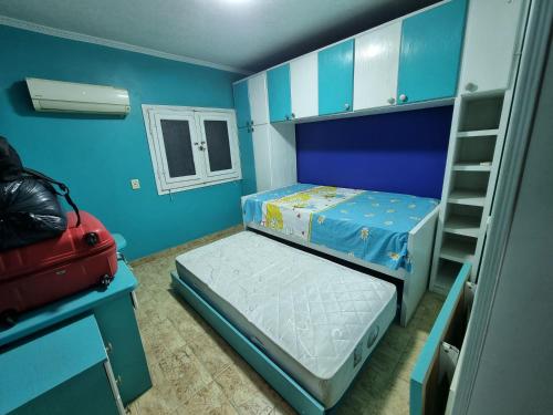 Spacious City View in Central Cairoにあるベッド