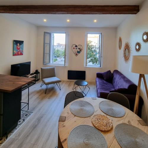 Appartement T2 Panier Vieux Port rénové