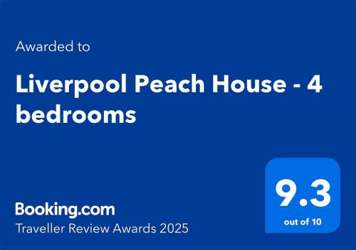 2025 Award Winner Liverpool Peach House - 4 Bedrooms photo 60