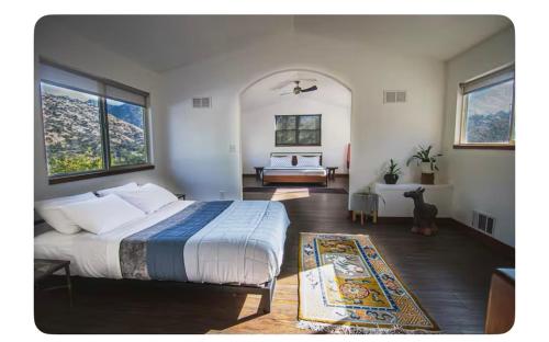 Katil atau katil-katil dalam bilik di Alta Peak House